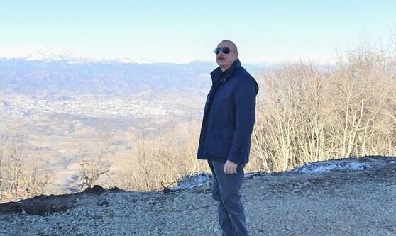 İlham Əliyev Xocavəndə gedib