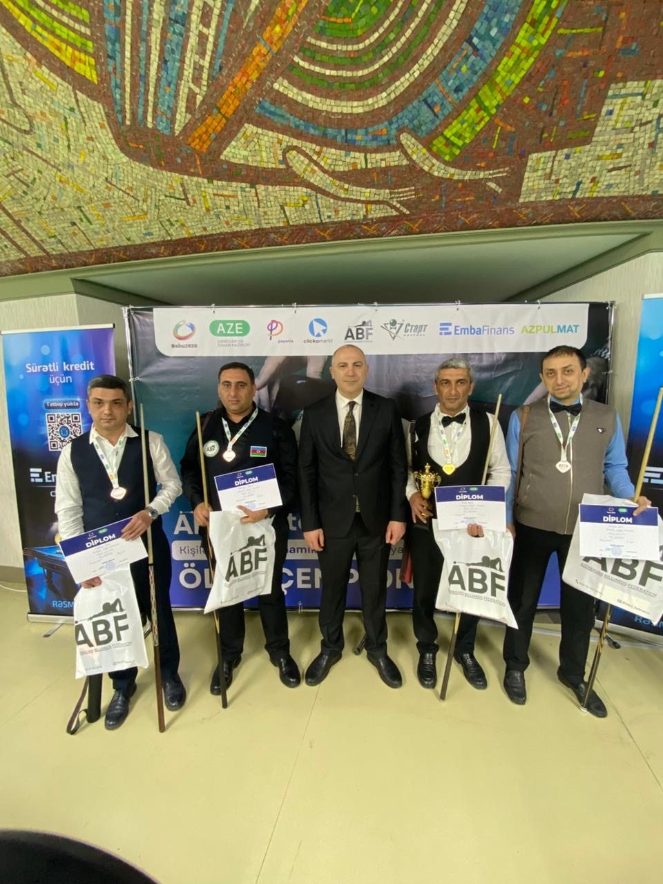 Bilyard üzrə Azərbaycan çempionatının qalibi bəlli olub