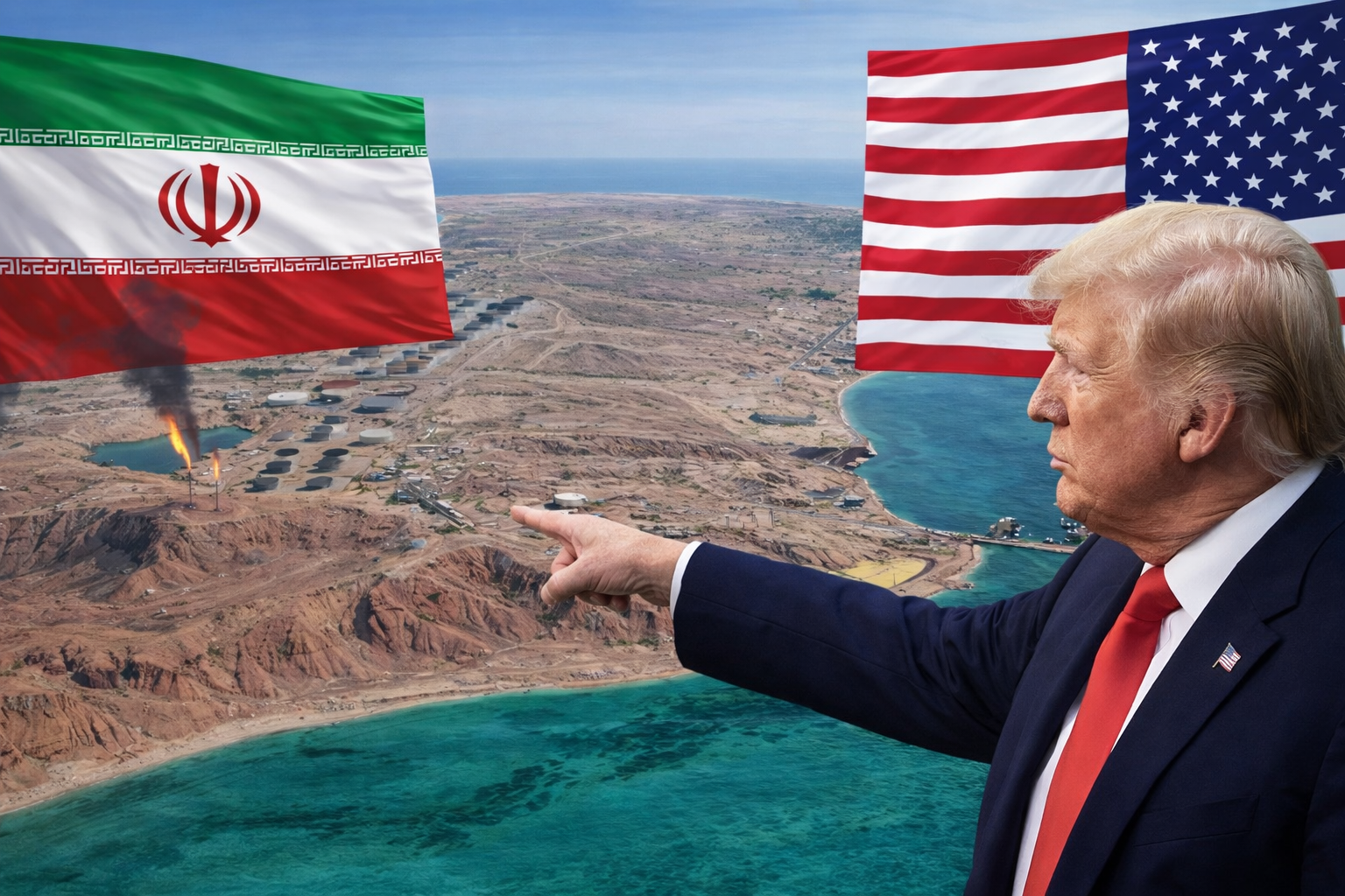 İranın 90%-lik neft qapısı: Xarq adası uğrunda mübarizə başlayır