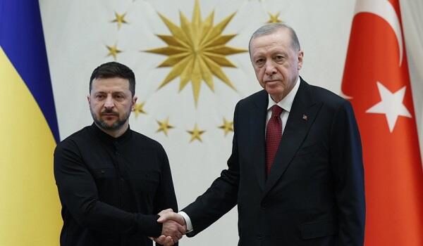 Ərdoğanla Zelenski arasında görüş başlayıb