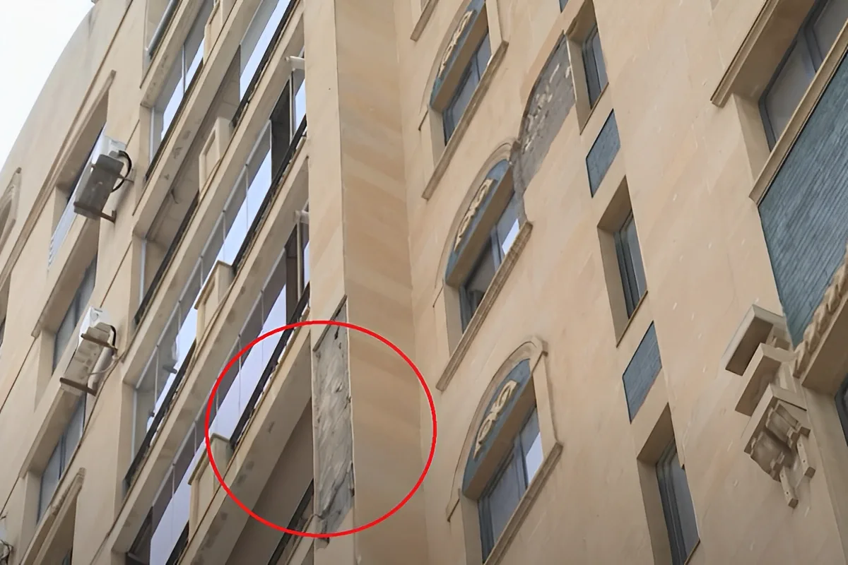 Çoxmərtəbəli binalarda üzlük daşlarının qopması təhlükəsi- NƏZARƏT YETƏRLİ QƏDƏR OLUNURMU?