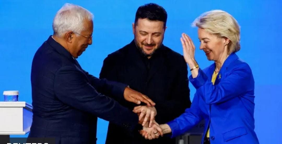 Aİ-dən Ukraynaya 90 milyard avro kreditə təsdiq, Zelenskidən tam üzvlük çağırışı