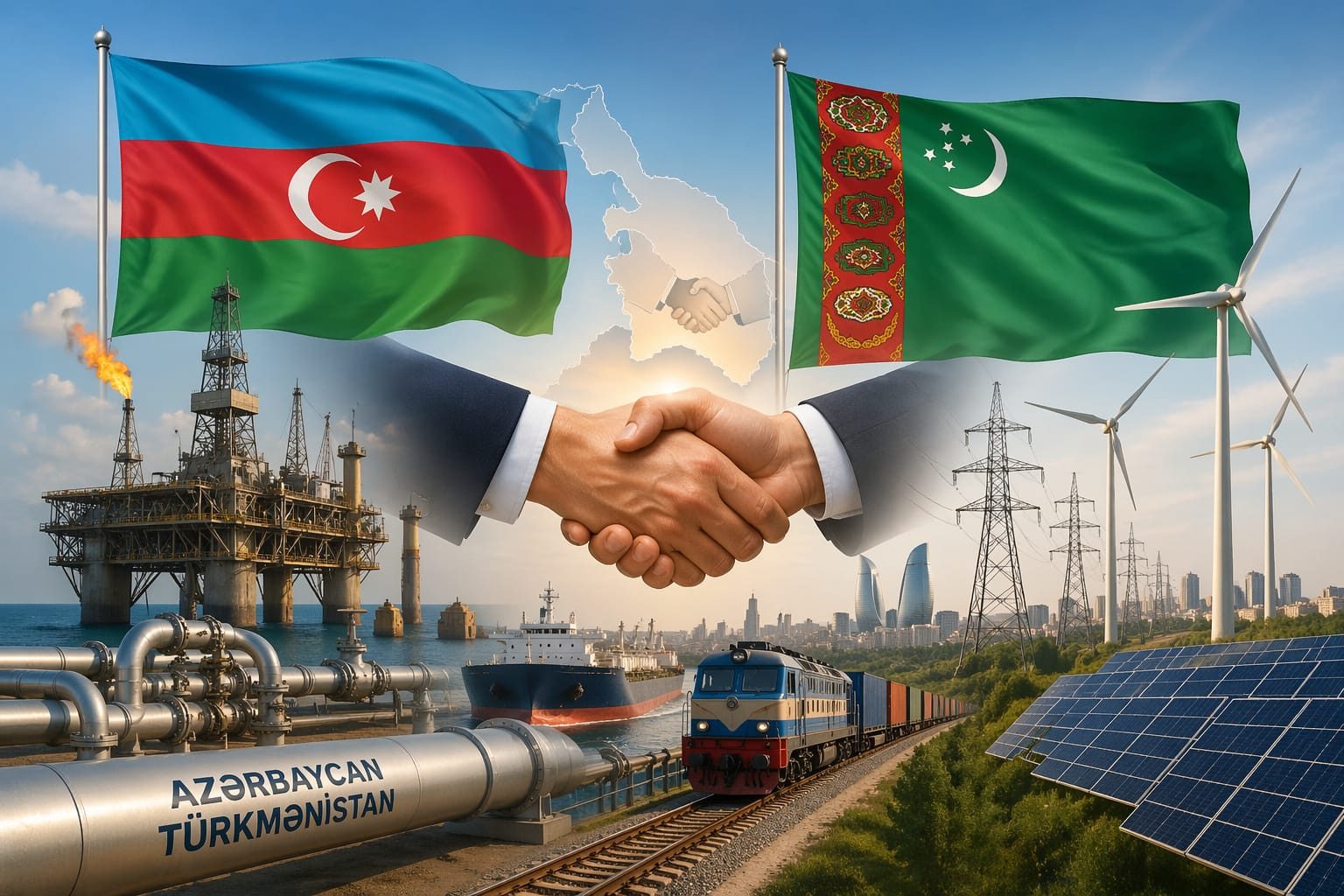 Azərbaycan və Türkmənistan arasında strateji tərəfdaşlıq dərinləşir