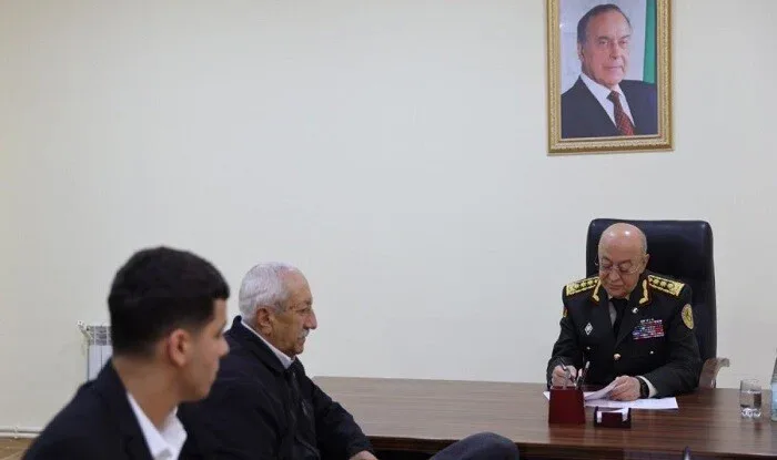 Kəmaləddin Heydərov Xankəndidə vətəndaşları qəbul edib 