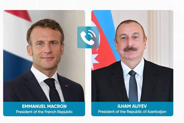 Fransa Prezidenti Emmanuel Makron Prezident İlham Əliyevə zəng edib