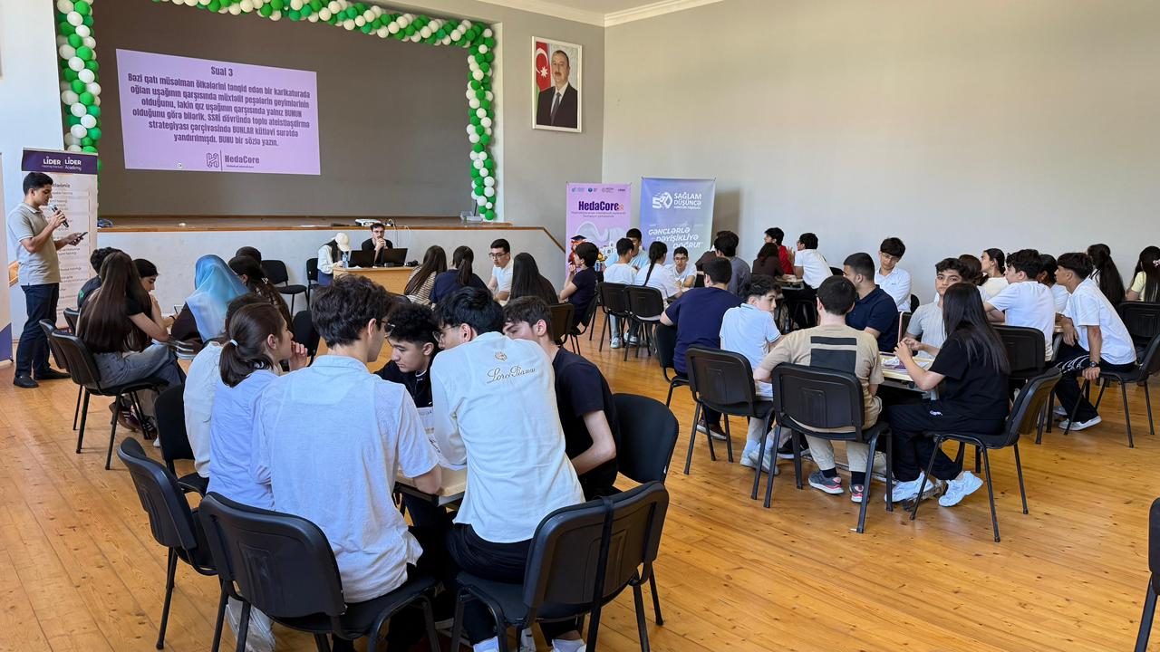 Məktəblilərin intellektual yarışı: "HedaCore JR Çempionatı – Yaz mövsümü 2026" uğurla başa çatdı 