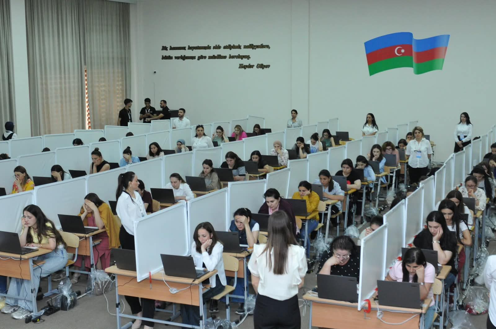 Sertifikasiya üzrə test imtahanının beşinci günündə 6500-ə yaxın müəllim iştirak edib