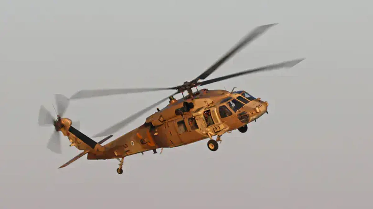 Göyərtəsində İsrail Prezidentinin olduğu helikopter təcili eniş edib