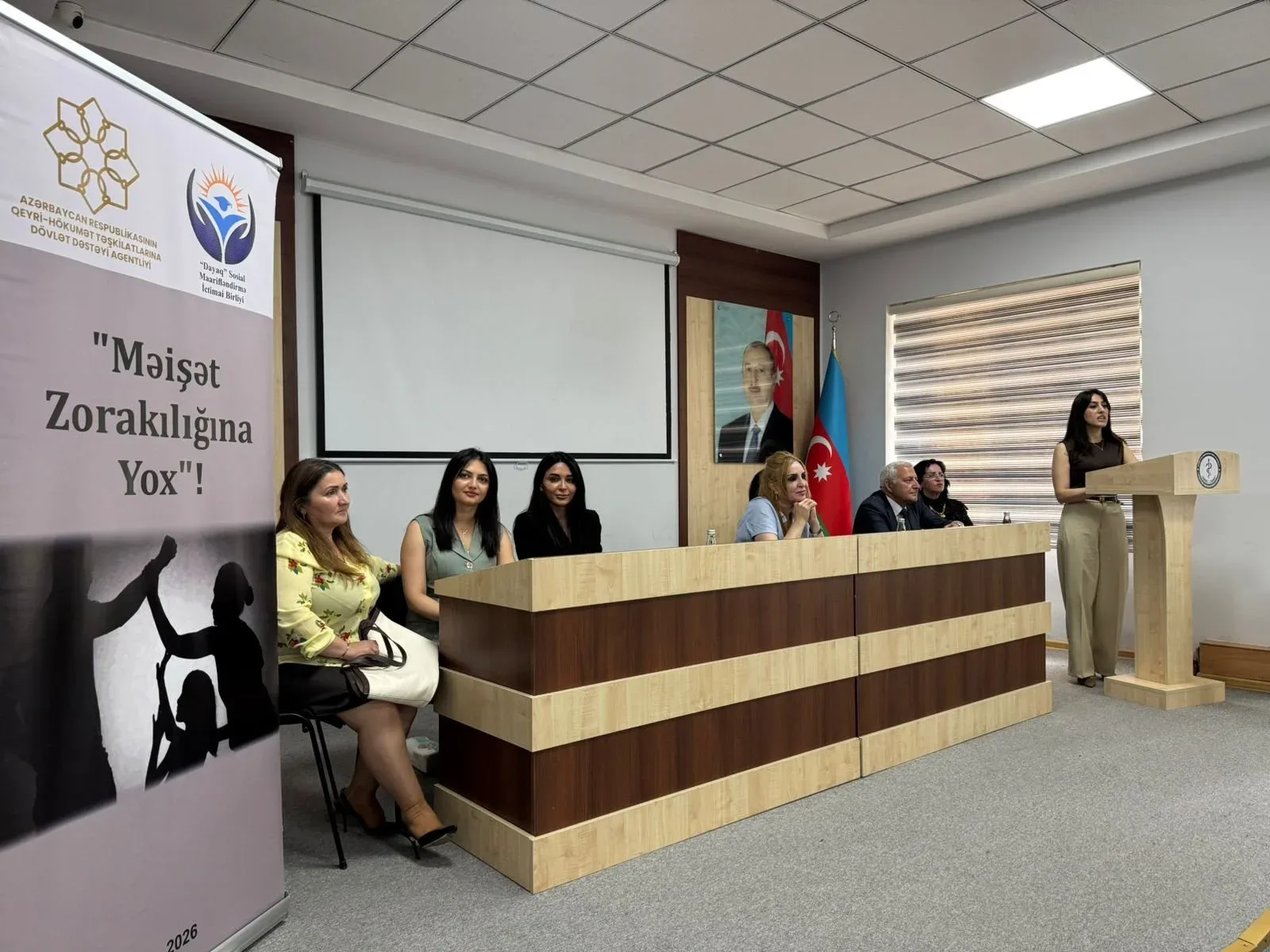 "Məişət zorakılığına yox!" layihəsi çərçivəsində Yasamal rayonunda sonuncu tədbir keçirilib