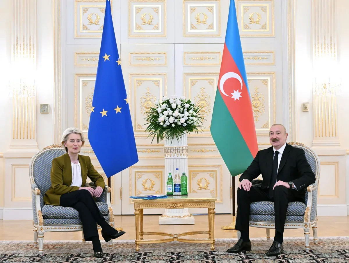 İlham Əliyev Leyenlə təkbətək görüşüb