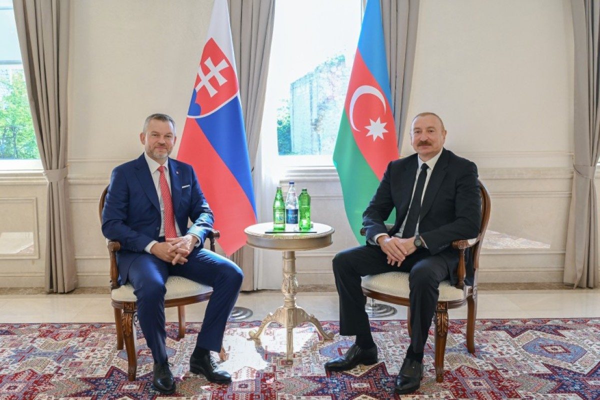 Şuşada Azərbaycan və Slovakiya prezidentlərinin təkbətək görüşü olub