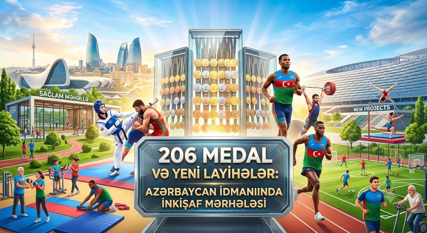 206 medal və yeni layihələr: Azərbaycan idmanında inkişaf mərhələsi