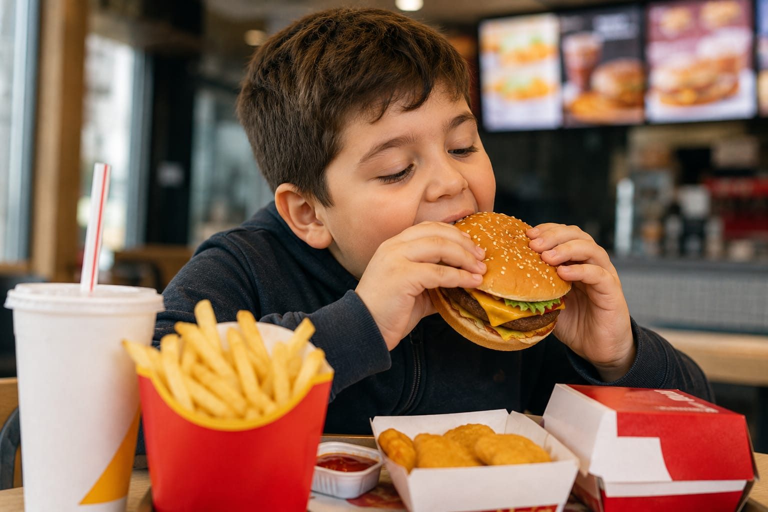 Uşaqların tez-tez “Fast-food” qidaları qəbul etməsi risklidir