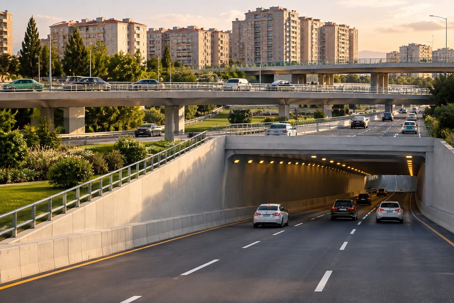 Xırdalanın nəqliyyat probleminə həll: Yeni tunel və yol ötürücüləri tikiləcək
