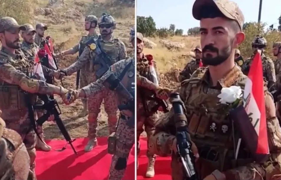 PKK Sincardan çəkilir: İraq bayrağı asıldı